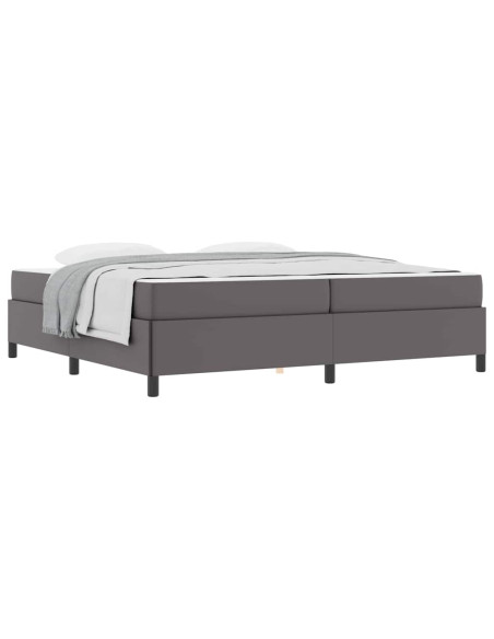 Struttura letto con materasso Grigio 200 x 200 cm