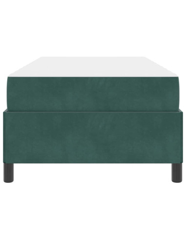 Struttura del letto Verde Scuro 80 x 200 cm Tessuto