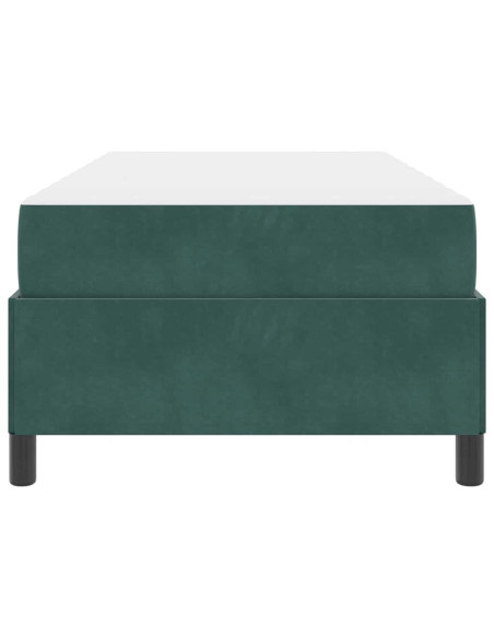 Struttura del letto Verde Scuro 80 x 200 cm Tessuto