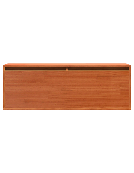 Armadietto a muro Marrone cerato 100 x 30 x 35 cm Pino massello