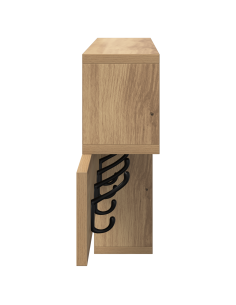Appendiabiti a muro Rovere artigianale 100 x 12 x 43,5 cm