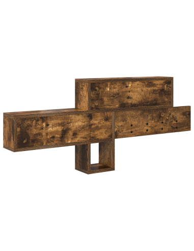 Appendiabiti a muro Rovere fumé 100 x 12 x 43,5 cm