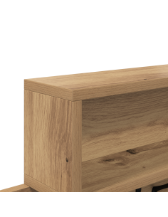 Appendiabiti a muro Rovere artigianale 100 x 12 x 43,5 cm 2