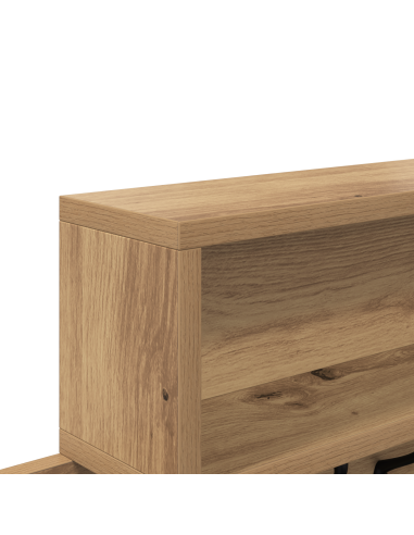 Appendiabiti a muro Rovere artigianale 100 x 12 x 43,5 cm