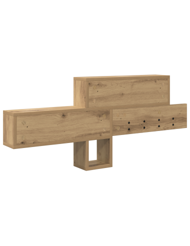 Appendiabiti a muro Rovere artigianale 100 x 12 x 43,5 cm