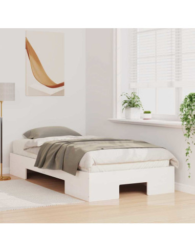 Struttura del letto Bianco 100 x 200 cm