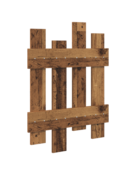 Appendiabiti a muro Legno vecchio 60 x 3 x 82 cm