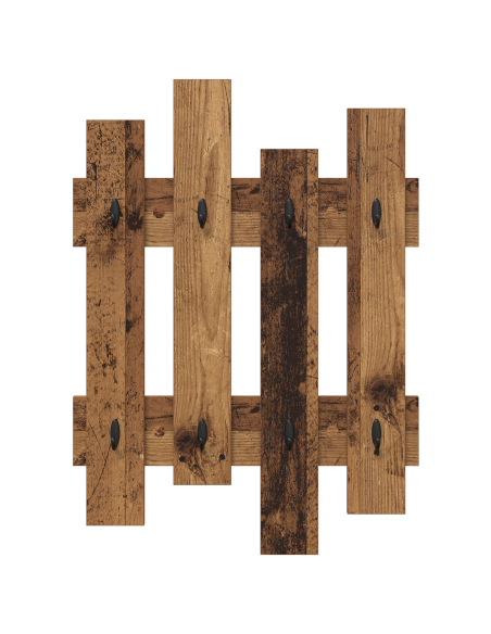 Appendiabiti a muro Legno vecchio 60 x 3 x 82 cm