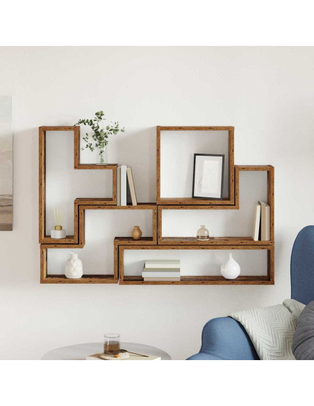 Scaffale da parete Legno vecchio 96 x 12 x 64 cm
