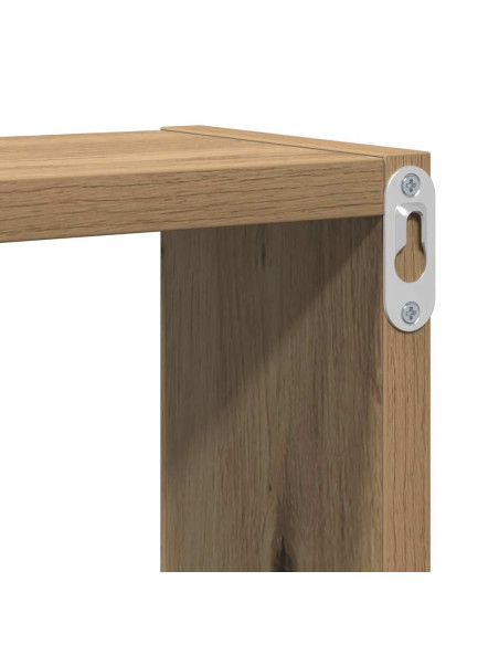 Cubo da Parete rovere artigianale 96 x 12 x 64 cm