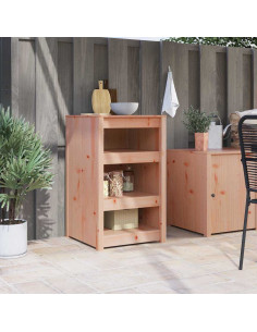 Mobile da cucina Rovere Marrone 55 x 55 x 92 cm Pino massello 2