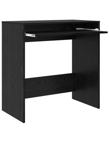 Scrivania Rovere Nero 77.5 x 43 x 79 cm Legno multistrato