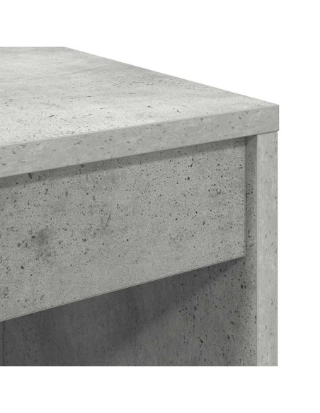 Scrivania per scrivere Grigio cemento MDF con finitura grigia cemento