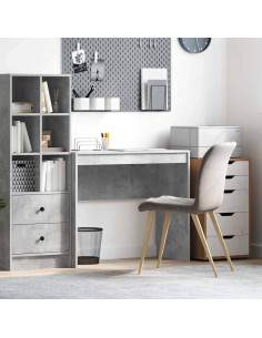 Scrivania Grigio cemento 90 x 40 x 76 cm 2