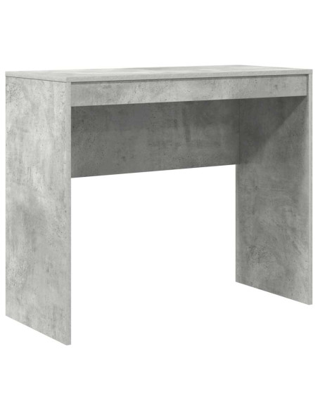 Scrivania per scrivere Grigio cemento MDF con finitura grigia cemento