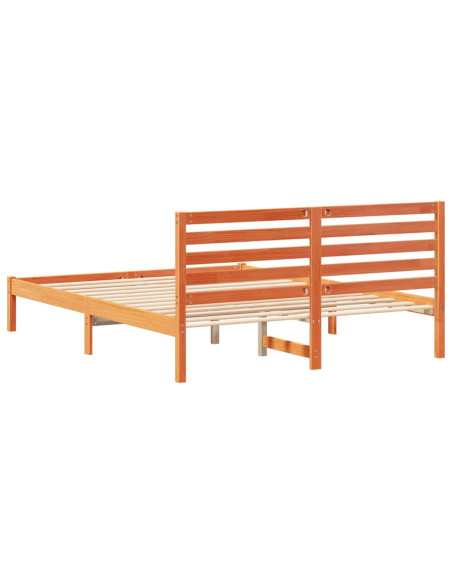 Struttura del letto Marrone cerato 150 x 200 cm Pino massello