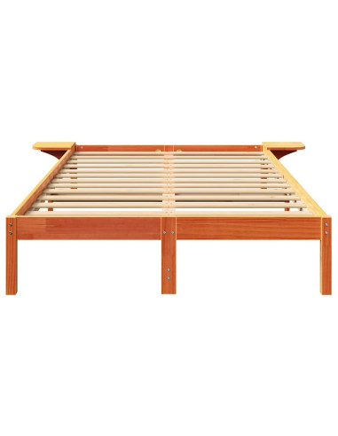Struttura del letto Marrone cerato 120 x 200 cm Pino massello