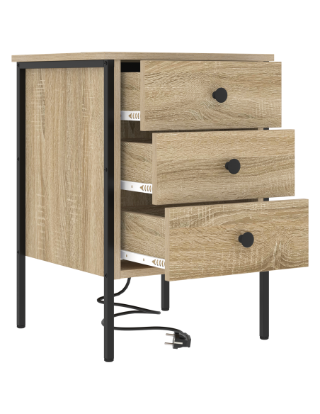 Armadio da Notte con cassetto rovere sonoma 42 x 41 x 61 cm