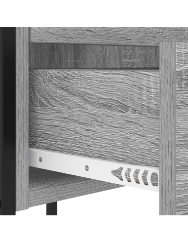 Armadio da Notte 2 pcs Grigio Sonoma 42 x 41 x 61 cm