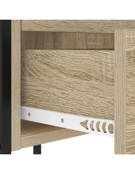 Armadio da Notte 2 pcs Rovere Sonoma 42 x 41 x 61 cm