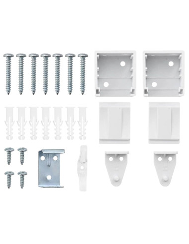 Tendaggi a veneziana Bianco 175 x 120 cm Alluminio