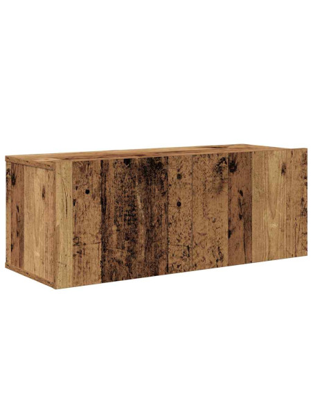 Set mobile TV con cassetto 6 pcs Legno vecchio 100 x 30 x 30 cm