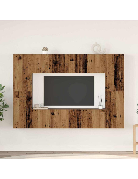 Set mobile TV 8 pcs Legno vecchio 60 x 30 x 30 cm