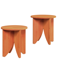 Tavolino da salotto 2 pcs Marrone cerato