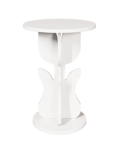 Tavolino da salotto Bianco 39,5 x 39,5 x 53,5 cm