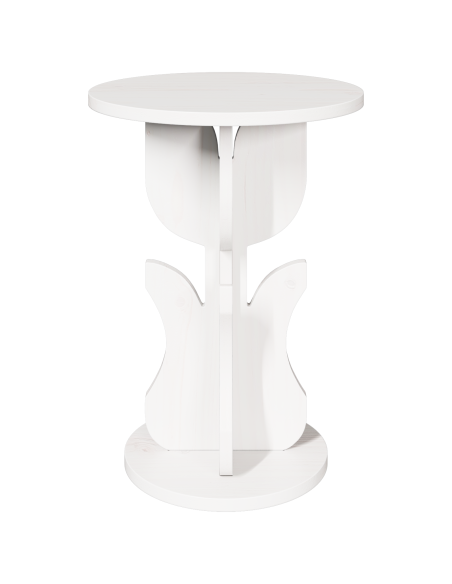 Tavolino da salotto Bianco 39,5 x 39,5 x 53,5 cm