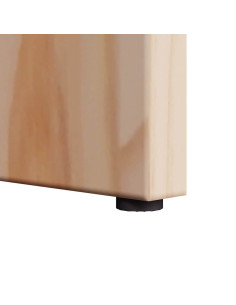 Tavolino da salotto Naturale 50 x 40 x 50 cm 2
