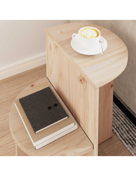 Tavolino da salotto Naturale 50 x 40 x 50 cm