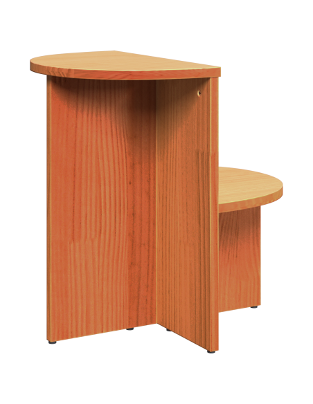 Tavolino da salotto Marrone cerato 50 x 40 x 50 cm