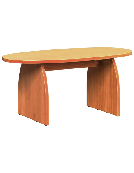 Tavolino da salotto Cera marrone 80 x 40 x 35 cm