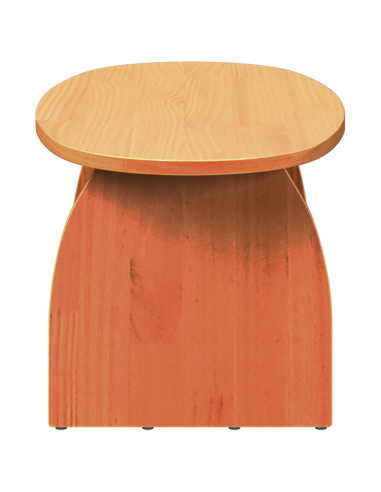 Tavolino da salotto Marrone cerato 80 x 40 x 35 cm