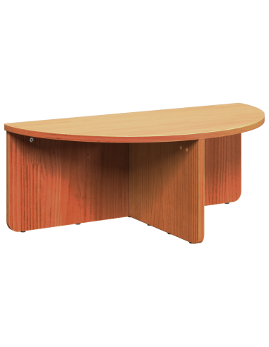 Tavolino da salotto 2 pcs Marrone cerato Legno di pino massello