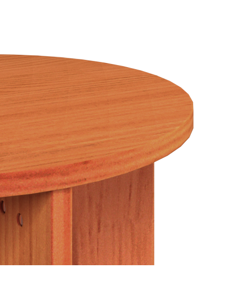 Set di Tavolini da Caffè 2 pcs Cera marrone 41,5 x 41,5 x 44 cm