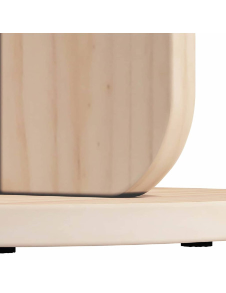 Tavolo laterale Naturale 39.5 x 39.5 x 53.5 cm