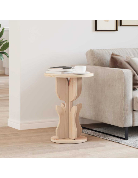 Tavolo laterale Naturale 39.5 x 39.5 x 53.5 cm