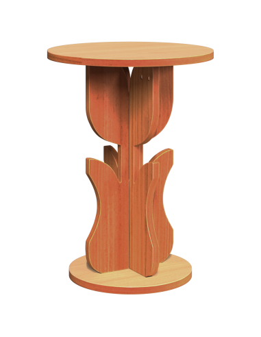 Tavolino da salotto Marrone cerato 39,5 x 39,5 x 53,5 cm