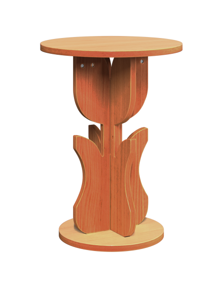 Tavolino da salotto Marrone cerato 39,5 x 39,5 x 53,5 cm