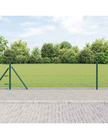 Recinzione Esagonale  Verde 0.6x100 m Acciaio
