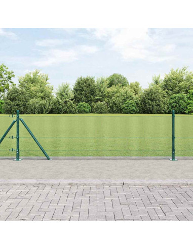 Palo della recinzione Verde 100 x 0,5 m (rete 12 x 12 mm)
