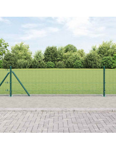 Palo della recinzione Verde 100 x 0,6 m (rete 12 x 12 mm)