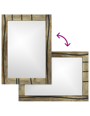 Set di mobili per il bagno 2 pcs Marrone Legno multistrato