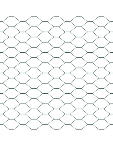 Recinzione Esagonale  Verde 0.6x50 m Acciaio