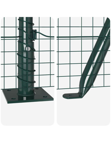 Palo della recinzione Verde 50 x 0,5 m (25 x 25 mm rete)