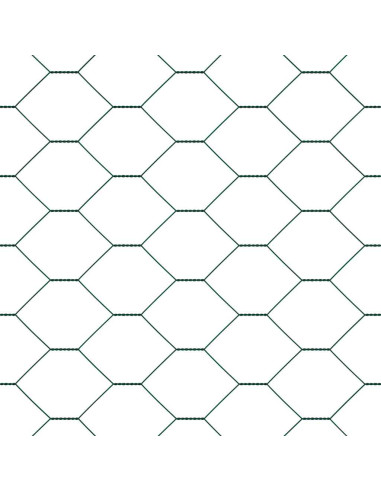 Palo della recinzione Verde 100 x 0,5 m (maglia di 50 mm)