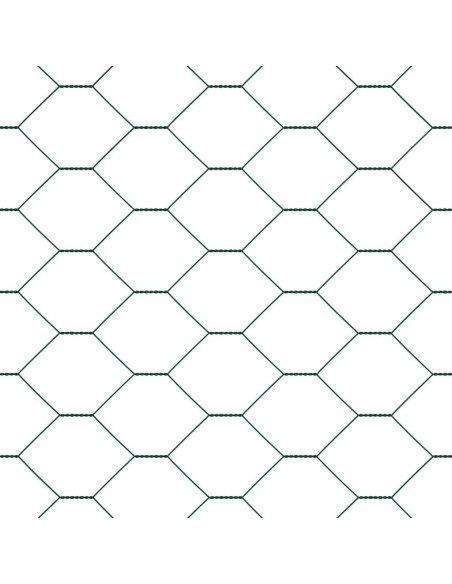 Recinzione esagonale  verde 0.6x100 m acciaio
