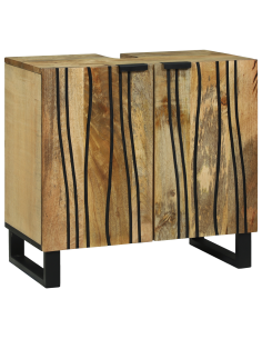 Set di mobili per il bagno 4 pcs Marrone Legno multistrato 2